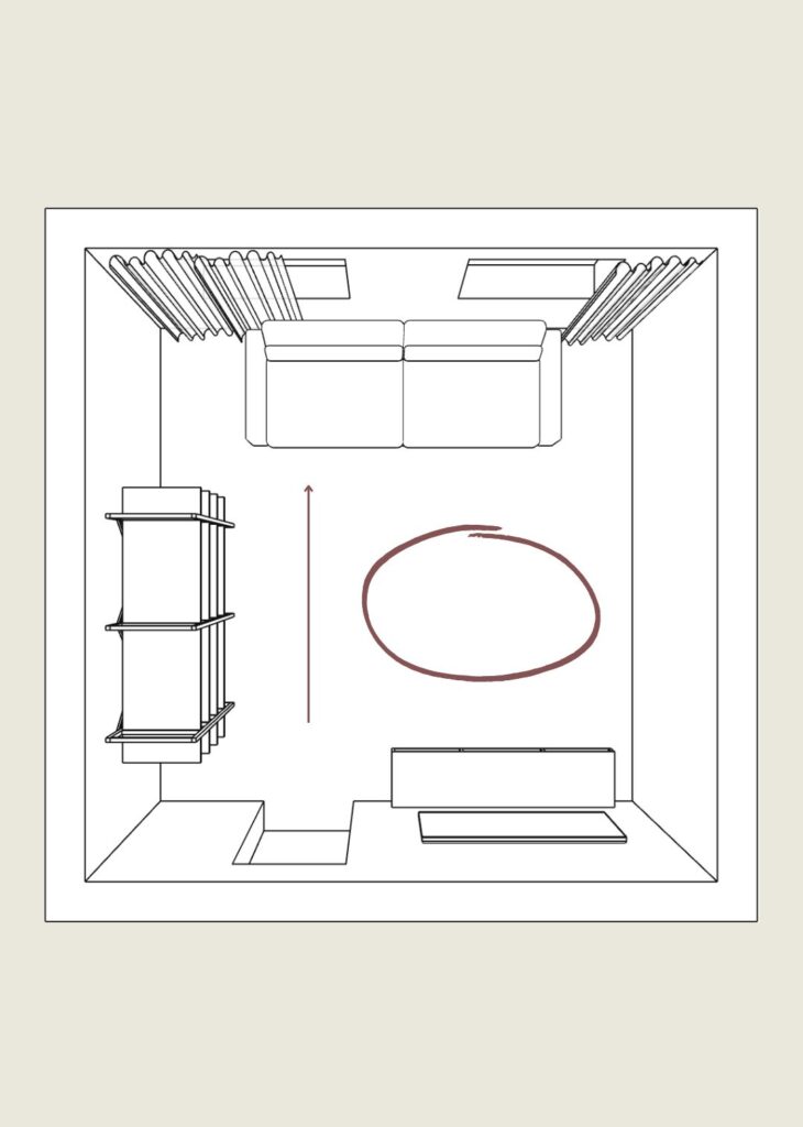 Sofa kleines Zimmer
